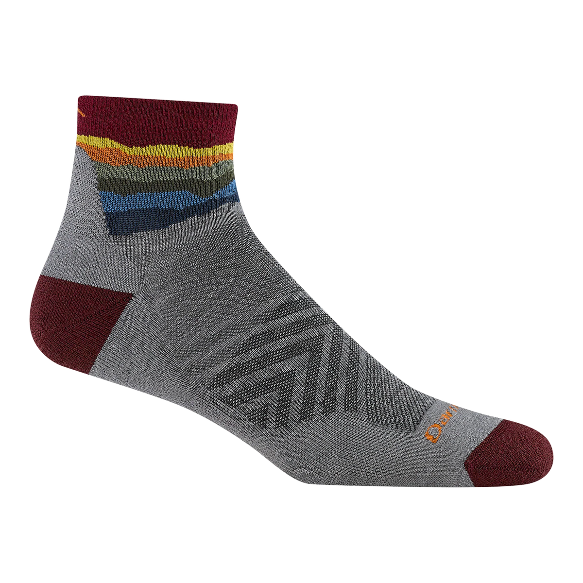 Men's Run Quarter Cushioned Ultra-Lightweight Running Socks