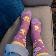 Unisex Close Knit Crew Lightweight Lifestyle Sock